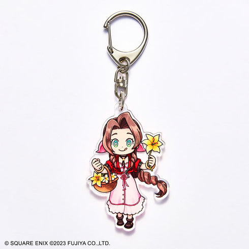 『FINAL FANTASY (ファイナルファンタジー) VII EVER CRISIS × Peko&Poko』 アクリルキーホルダー エアリス